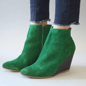 RARE new Rachel Comey Rogue green suede boots 9